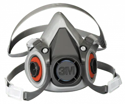 Halvmaske åndedrætsværn, A2P3 R-filter, maskestr. mellem 3M